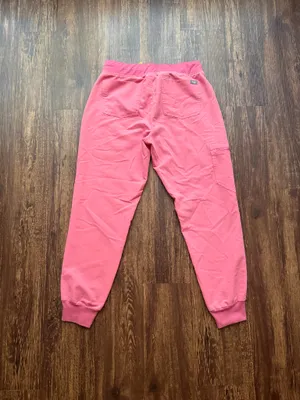 FIGS Women’s Neon Pink Zamora Jogger Scrub Pants - Size S Petite Nursecore thumbnail 2
