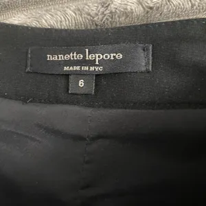 nanette lapore grey/black classic office siren textured sheath dress Size 6 thumbnail 8