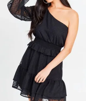 ALTAR’D STATE One Shoulder Mini Dress thumbnail 1