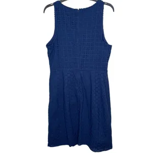 Old Navy Women's‎ Dress Short Fully Lined Sleeveless Scoop Neck Cotton Blue 12 thumbnail 10