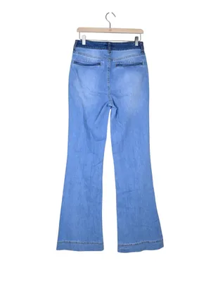PTCL Ethical Clothing Women's 29 Two Tone Flare Jean thumbnail 2