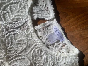 Venus White Lacey Blouse thumbnail 2