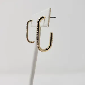 NWT Sugarfix by Baublebar Gold-Tone 3 Pack Oblong Hoop Post Earring Set Women's thumbnail 7