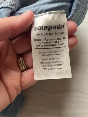 Patagonia Women’s Tech Skirt light blue Hiking Outdoor Trail Travel Gorpcore M thumbnail 5