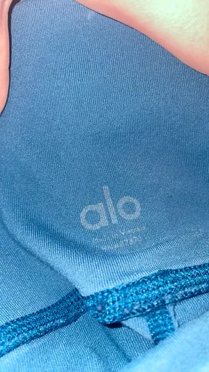 Alo Yoga Leggings Dark Blue Alosoft Lounge thumbnail 6
