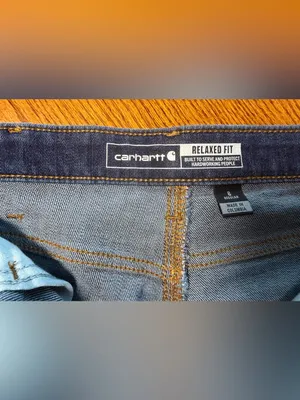 NWOT Carhartt RUGGED FLEX® RELAXED FIT JEAN Women’s Size 6 Reg thumbnail 5