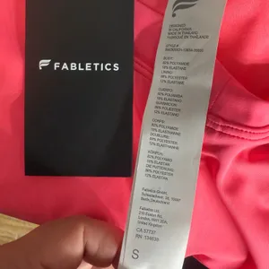 Fabletics Pink Punch Neon Swim Shorts Booty Short Cut Board Bottoms Small S thumbnail 3