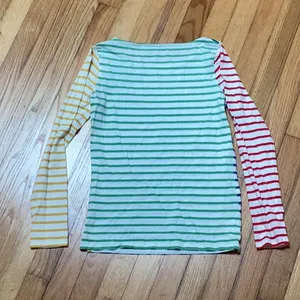 Boden Breton Sophie Hotch Potch Striped Top size 2 thumbnail 4