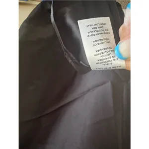 Lulus Exquisite Shine Black Satin Rhinestone Strapless Maxi Dress Size Small NWT thumbnail 9