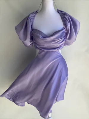ASTR The Label Lavender Clarita mini dress backless wedding guest cocktail M thumbnail 4