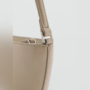 Mango MNG NWT light beige cream taupe shoulder handbag shoulder bag purse thumbnail 6
