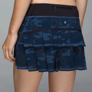Lululemon Run Pace Setter Skirt blue Lotus Camo thumbnail 1