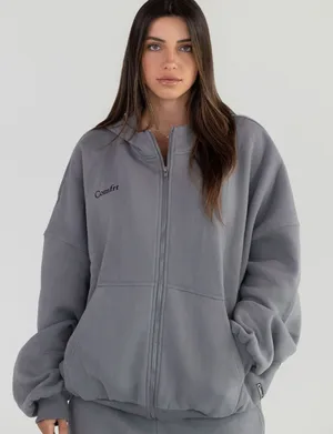 Comfrt Cloud Zip Hoodie size medium wolf grey thumbnail 1