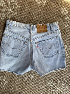 Levi's Light Blue Denim Jeans with Brown Leather Patch thumbnail 3