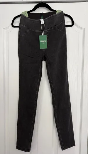 HALARA Charcoal Gray High-Waist Jeggings - Small thumbnail 1