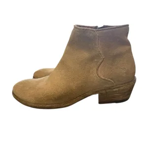 Frye Womens Booties Size 6 Tan Leather Side Zip Boots thumbnail 6