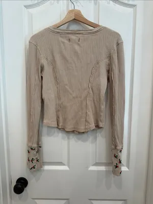 We The Free Free People Daria cuff thermal long sleeve thumbnail 6