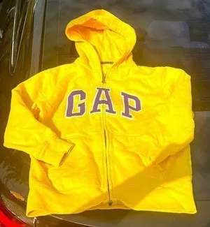 Gap Women’s golden yellow purple like Laker colored small hoodie thumbnail 1