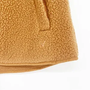 Indyeva Cordero Full Zip Sherpa‎ Vest Women's Size M Tan Gorpcore thumbnail 5