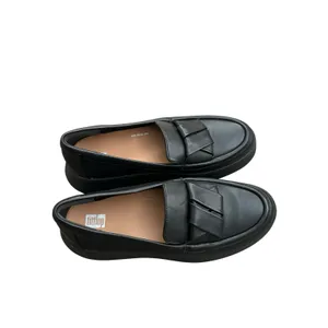 Fitflop Womens F-Mode Leather Flatform Slip On Loafers Shoes Size 7 thumbnail 8