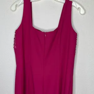 Vintage Beaded Magenta‎ Dress thumbnail 5