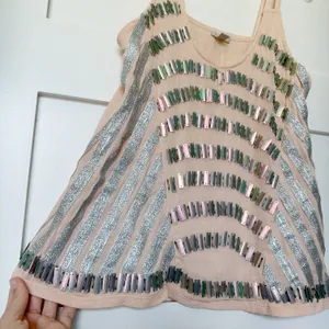 Iridescent Beaded Tank Top thumbnail 2
