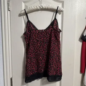Victoria's Secret Red‎ Animal Print Lace Babydoll Nightie Lingerie Lacie Y2K thumbnail 3