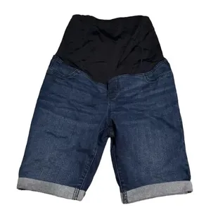👖 Isabel Maternity Denim Bermuda Shorts Women’s Size‎ 4 (Maternity) 💙 thumbnail 1
