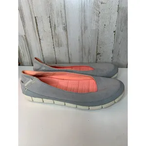Crocs Stretch Sole Flat Womens Slip-On Ballet Flats Gray Size 10 Comfort thumbnail 5