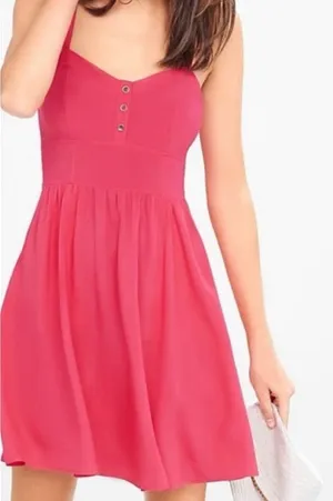 Express Hot Pink Cami Sundress thumbnail 1