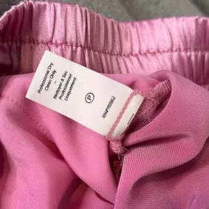 Cinq a Sept Pink Satin Adalie Pants‎ Womens M Cropped Drawstring Ankle Coquette thumbnail 6