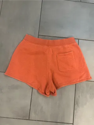 Madewell MWL Curved-Hem Sweatshorts | Coral thumbnail 3