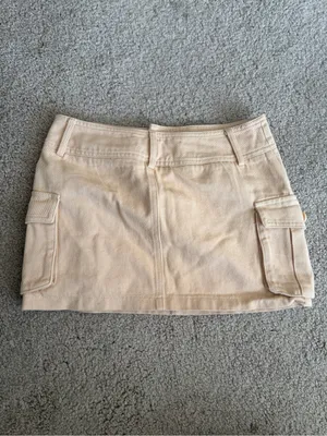Edikted Katya low-rise cargo cotton festival trendy concert skirt size small 28 thumbnail 8