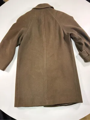 Regency Cashmere Vintage Cashmere Wool Blend-Brown Single-Breasted thumbnail 8