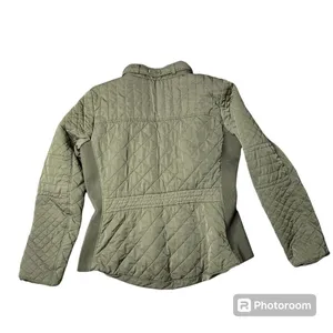 New‎ York & Company Army Green Quilt Jacket thumbnail 6