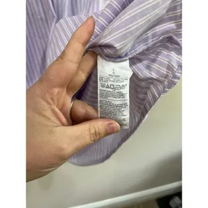 Old Navy Stripe Smocked‎ Mini Dress Cotton Poplin Purple Cottagecore Size Large thumbnail 10