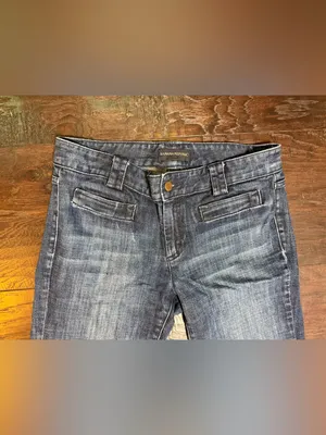 Banana Republic Size 8 Bootcut Jeans Mid Rise Stretch Medium Wash Y2K Denim thumbnail 5
