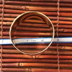 J Crew Bangle Bracelet Mauve Enameled Gold Tone thumbnail 7