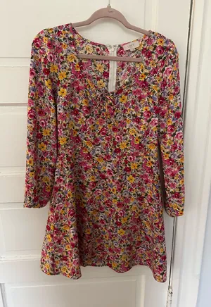 Loft Floral Dress Women’s Knee-Length thumbnail 1
