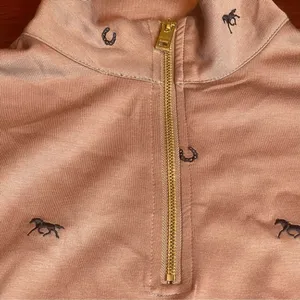 Belldini Equestrian Chic Quarter-Zip Pullover "Brown Sugar Horse" 2XL Western thumbnail 5