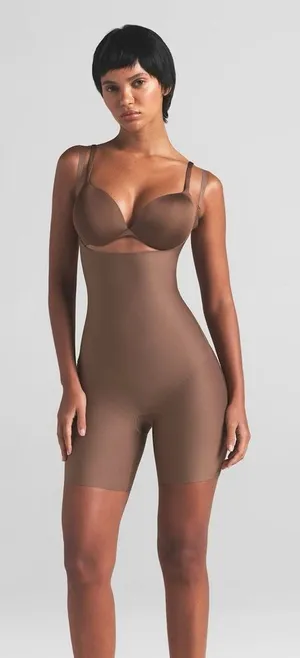 SKIMS BODY Black High-Waist (G23) Mid-Thigh Shapewear Bodysuit size M JASPER thumbnail 1