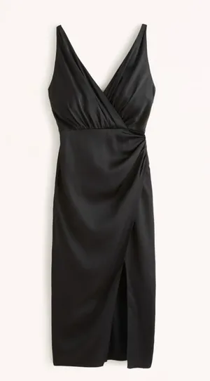 NWT Abercrombie&Fitch Satin Midi Dress thumbnail 3