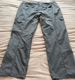 Great Northwest Indigo Womens Gray Cargo Pants Size 18W Roll Tab Utility Pants thumbnail 1