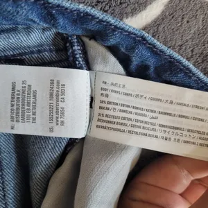 Abercrombie & Fitch Blue Wide Leg Jeans thumbnail 4