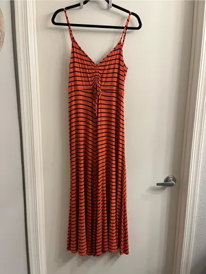 Anthropologie Lissa Striped Wide Leg Jumpsuit Size Small thumbnail 2