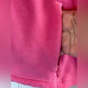 L.L. Bean Hooded Fleece Vest Pink SIZE M. thumbnail 6