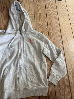 Vans Light Grey Full-Zip Hoodie Size S thumbnail 1