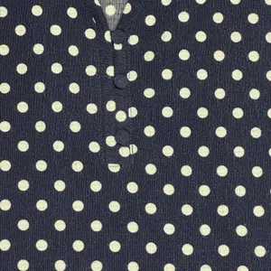 Adrianna Papell Womens Navy Blue White Polka‎ Dot V-Neck Sleeveless Blouse Small thumbnail 6