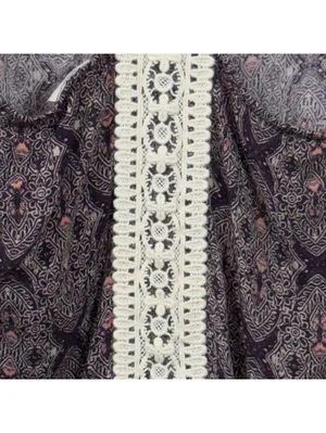 KaiLeigh Women’s XL Boho Paisley Crochet Back Tank Top Rayon thumbnail 7