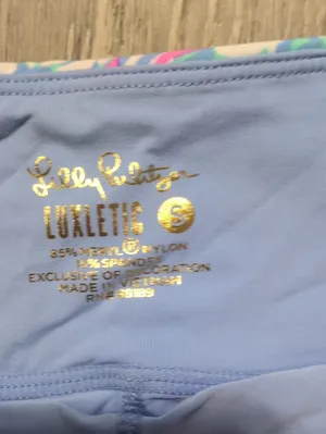 Lilly Pulitzer Luxletic Fionna Skort *GOLDEN HOUR* Turquoise Oasis Size Small thumbnail 3
